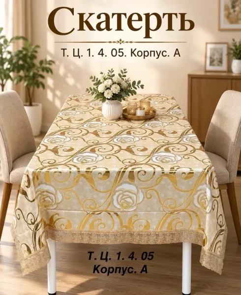 СКАТЕРТЬ. клеeнка — фото 1
