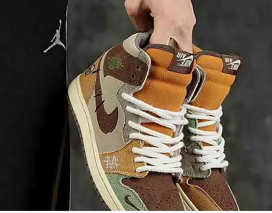 Кроссовки Air Jordan 1 low Voodoo — фото 6