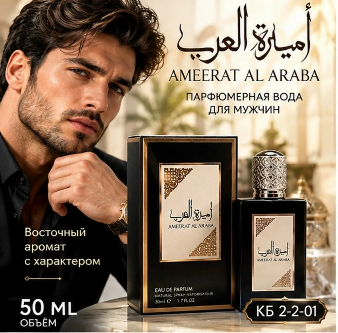 Парфюмерная аромат Lattafa Asdaaf Ameer Al Arab это истинное воплощение восточной роскоши и грации, создающее уникальное — фото 1