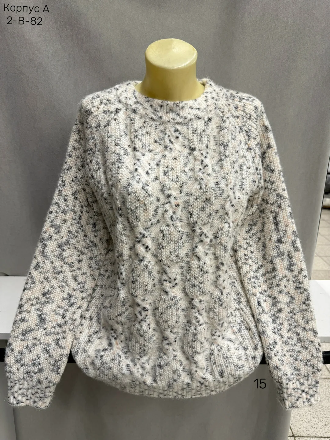 Вязаный свитер из 80 кашемира и 20 шерсти 80 CASHMERE, 20 WOOL — фото 7