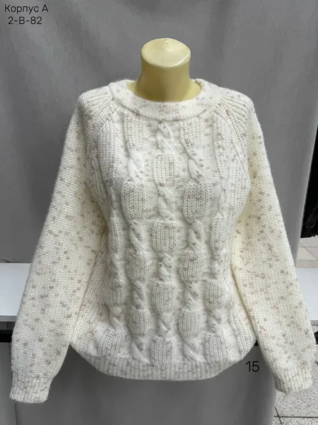 Вязаный свитер из 80 кашемира и 20 шерсти 80 CASHMERE, 20 WOOL — фото 11