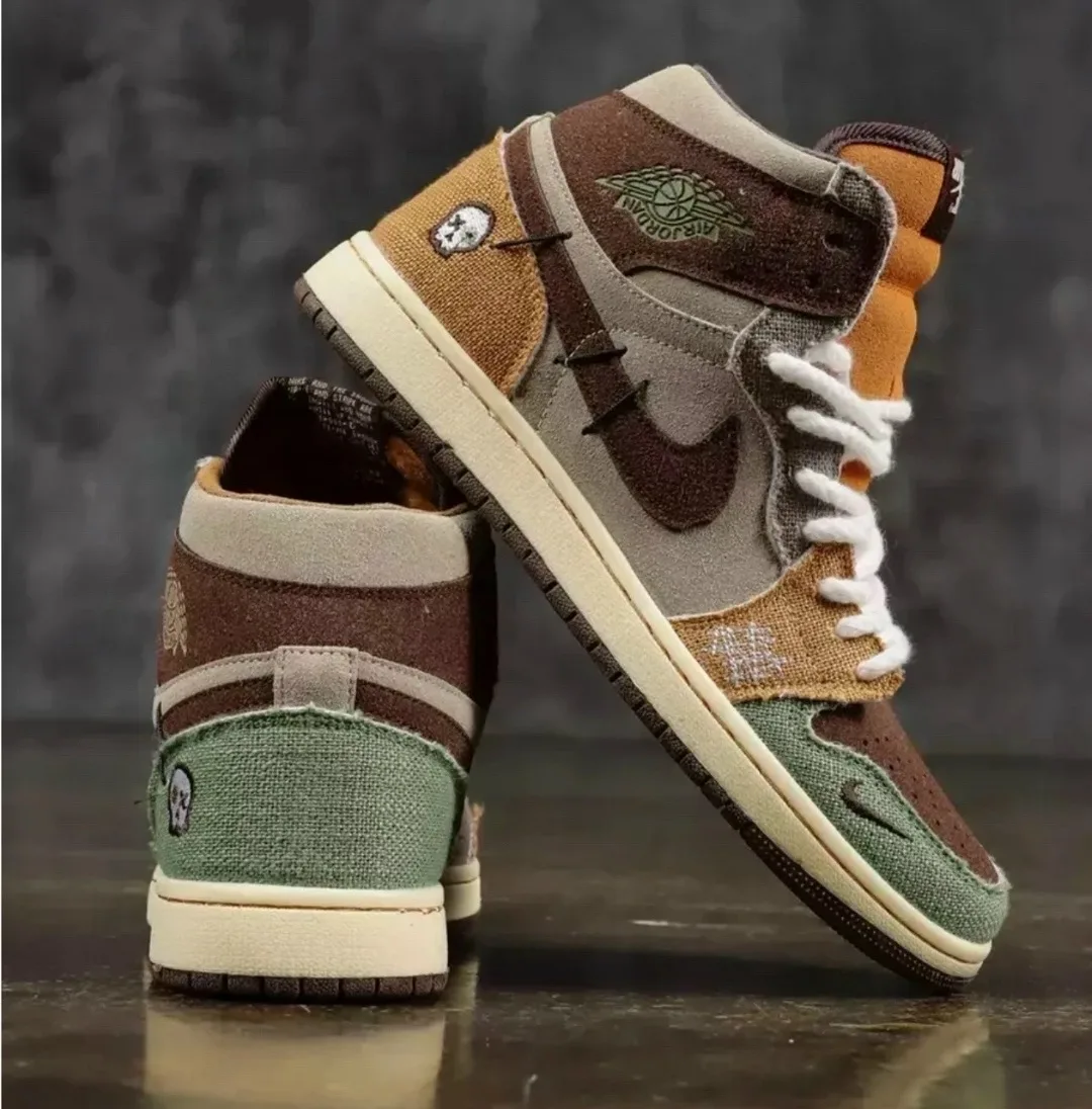 Кроссовки Air Jordan 1 low Voodoo — фото 2