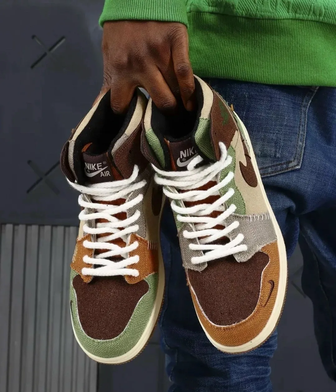 Кроссовки Air Jordan 1 low Voodoo — фото 3