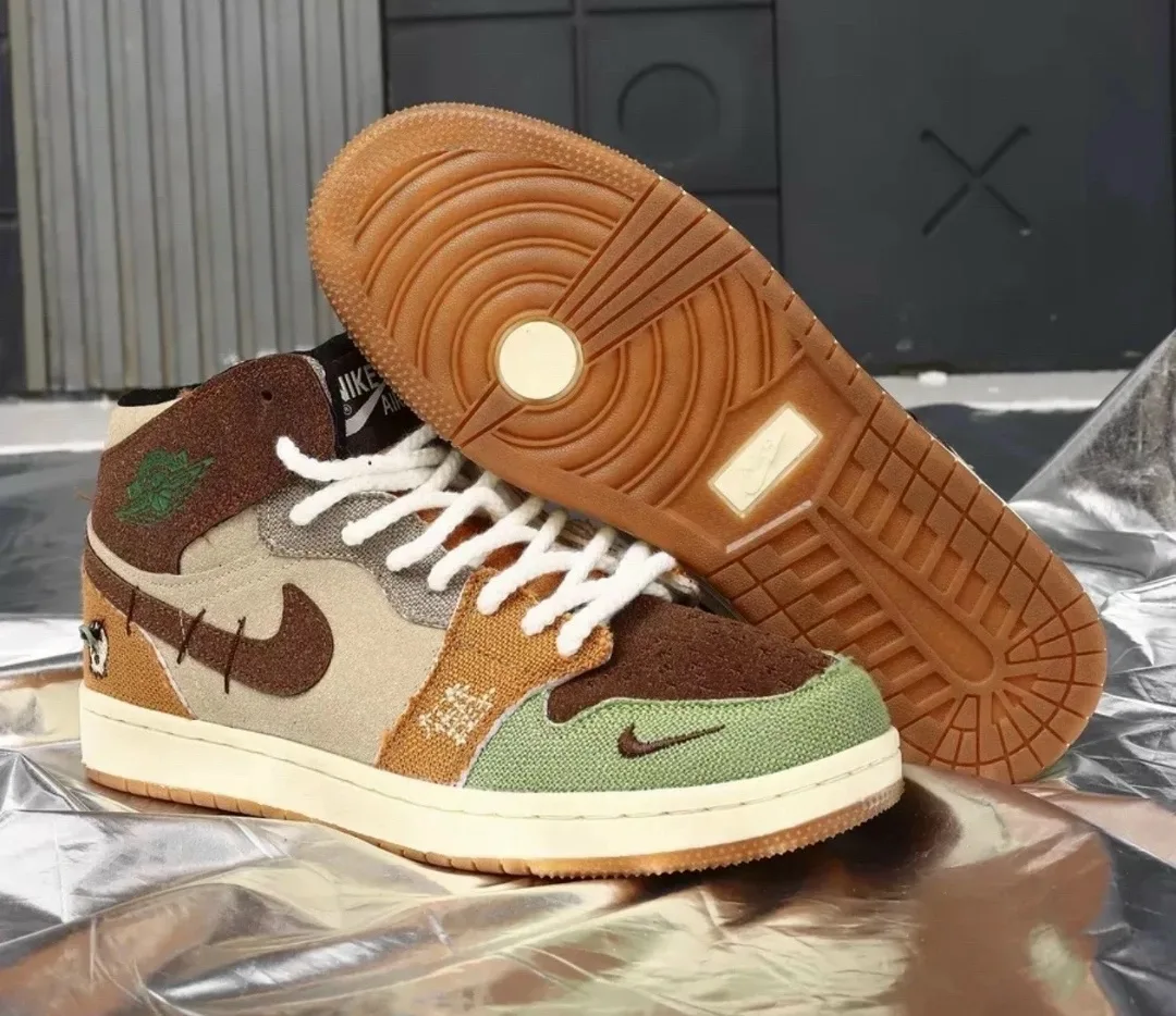 Кроссовки Air Jordan 1 low Voodoo — фото 4