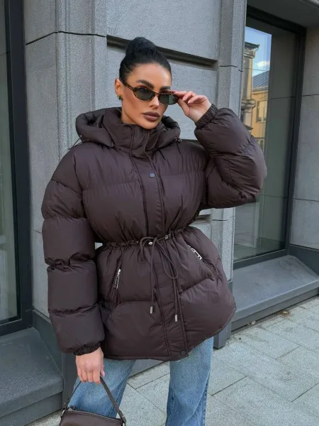 Зимняя куртка на кулиске — фото 1