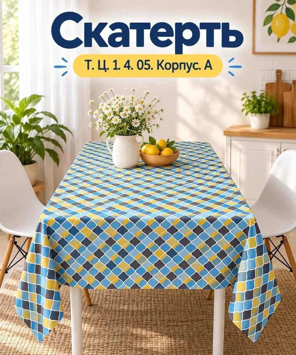 Скатерть лон, хлопок — фото 6