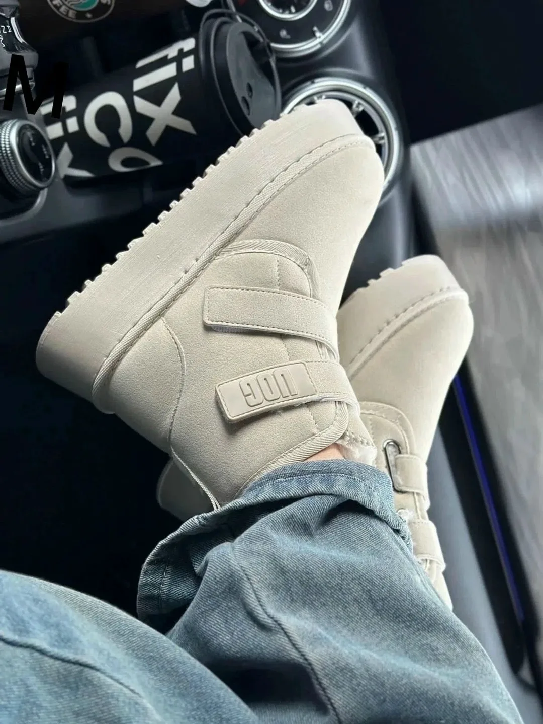 Угги женские UGG ПЛАТФОРМЕ НА ЗИМУ, сетка — фото 6