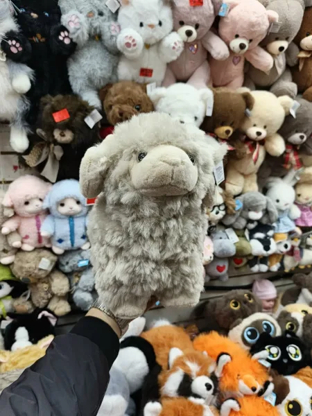 Мягкая игрушка барашка из качественного материала — фото 5