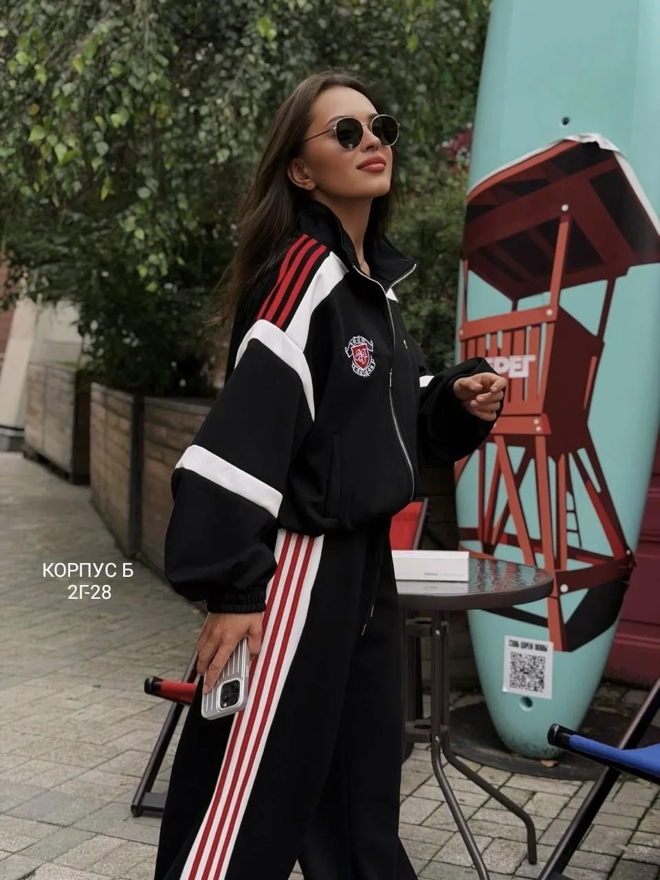 Костюм Oversize Sport Chic Коричневый — фото 16