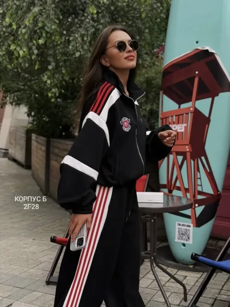 Костюм Oversize Sport Chic Коричневый — фото 1