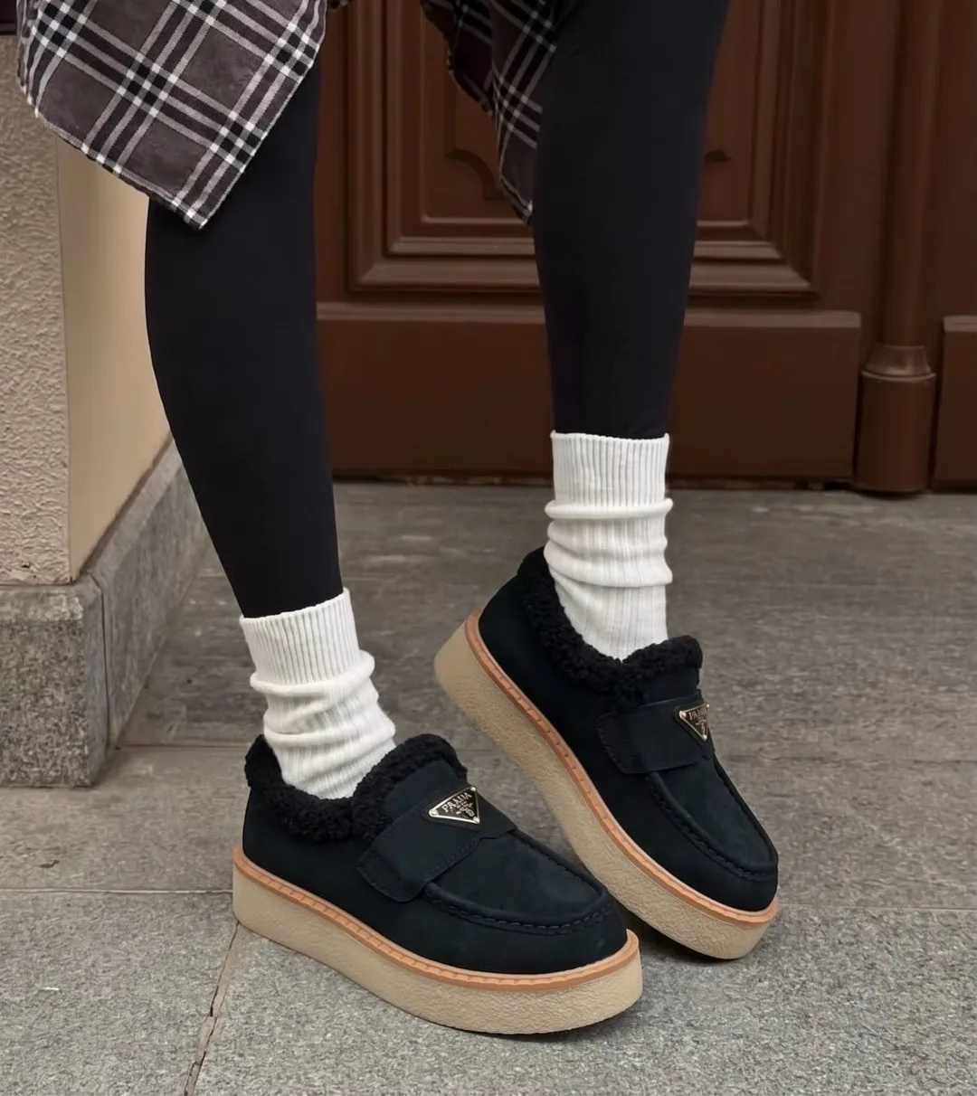 Лоферы Prada На Зима — фото 1