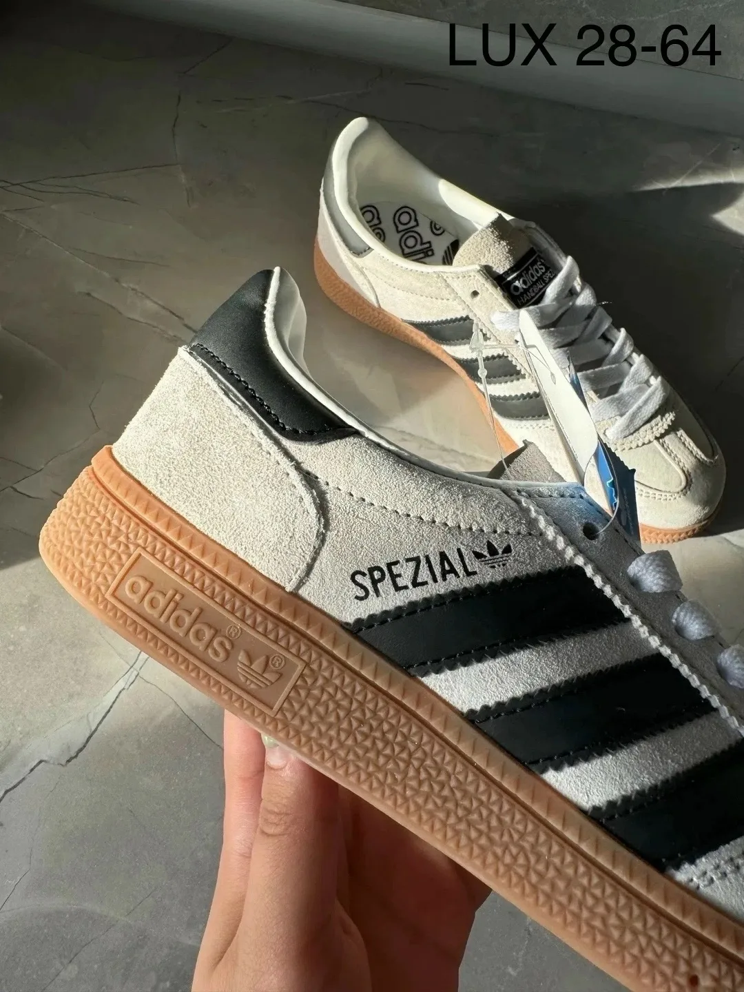 Классические кеды Adidas Samba из натуральной замши и кожи — фото 2