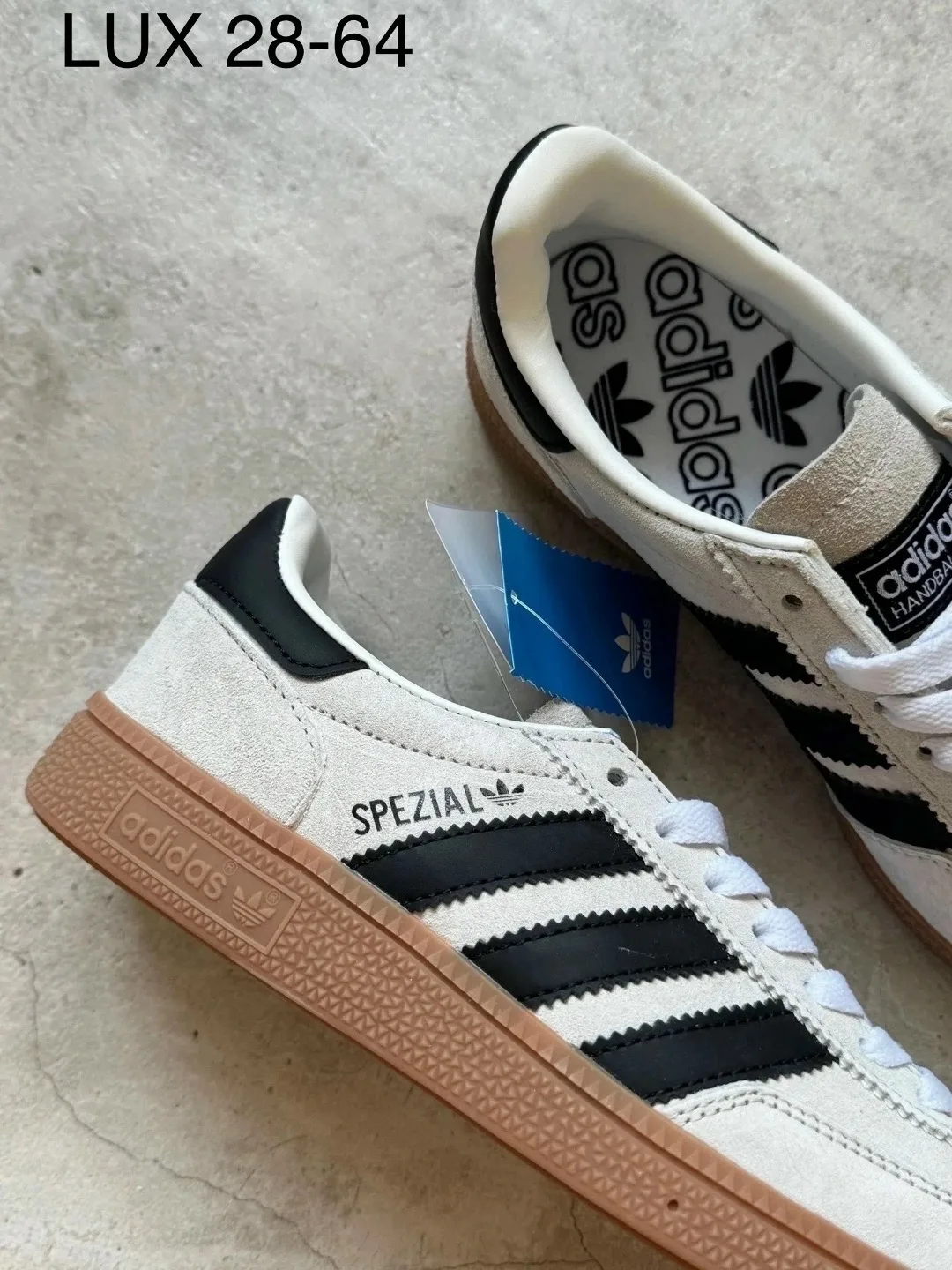 Классические кеды Adidas Samba из натуральной замши и кожи — фото 4