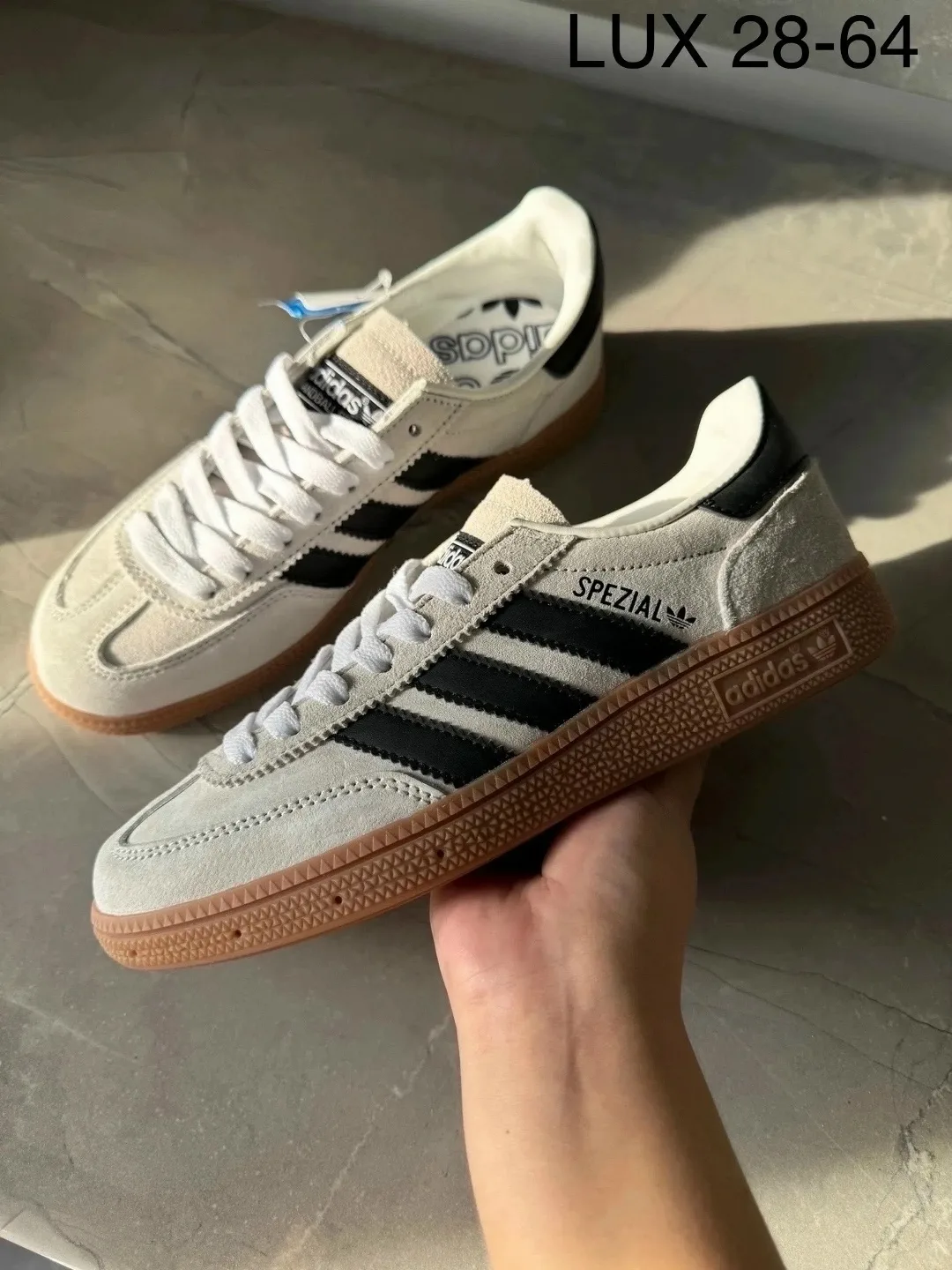 Классические кеды Adidas Samba из натуральной замши и кожи — фото 9