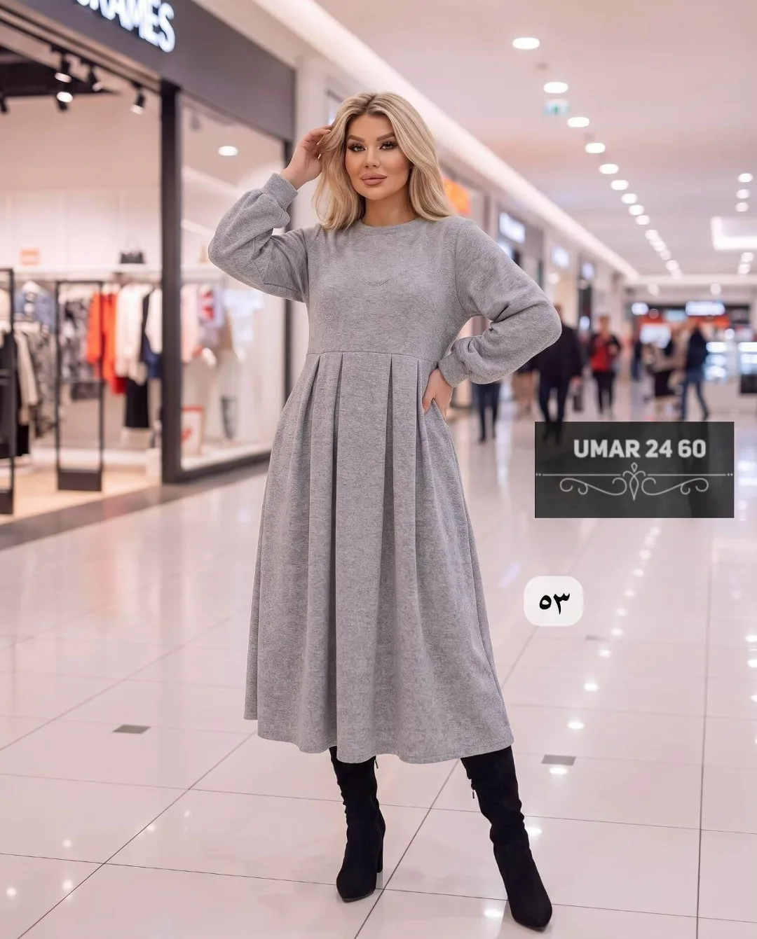 Платье на флисе трёхнитка на флисе — фото 2