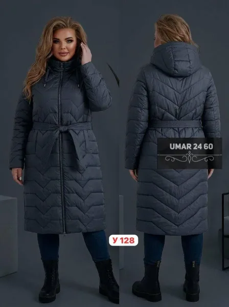 Куртка осень из ткани с наполнителем из полоэстера — фото 16