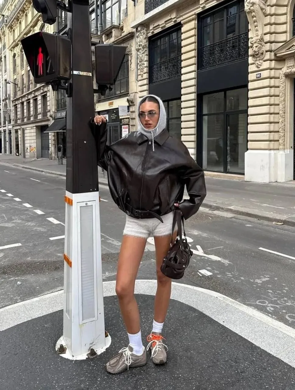 Сапоги Premium Drop: Шоколадная косуха Oversize, кожа Коричневый — фото 5