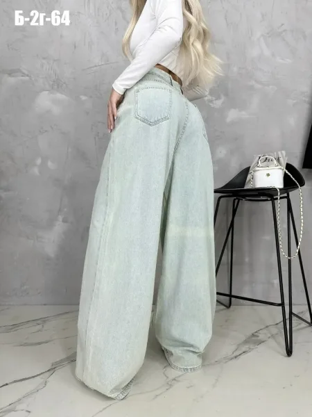 Джинсы баги DENIM — фото 3