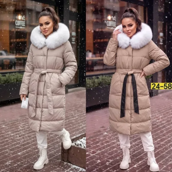 Зимняя куртка двухсторонняя съемный мех — фото 9