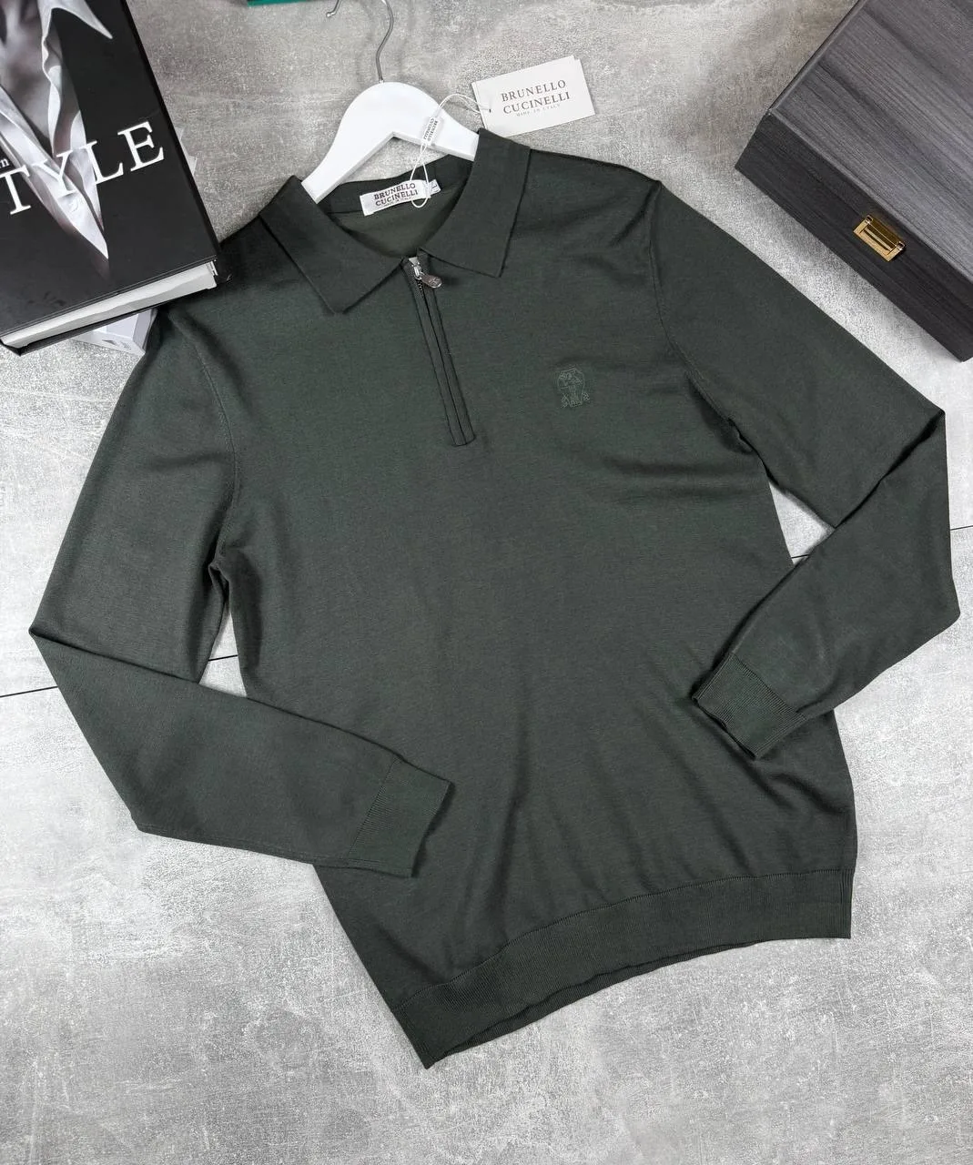 Свитер мужской Brunello Cucinelli из хлопка — фото 2