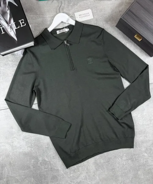 Свитер мужской Brunello Cucinelli из хлопка — фото 2