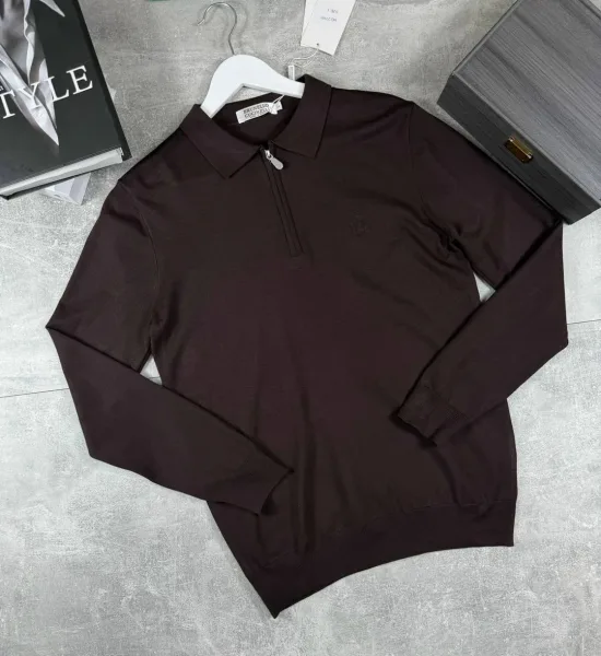 Свитер мужской Brunello Cucinelli из хлопка — фото 13