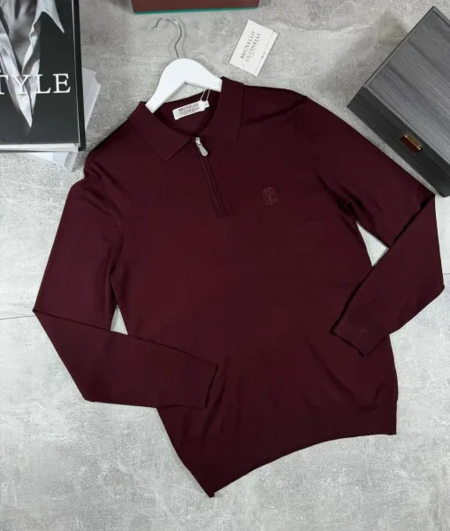 Свитер мужской Brunello Cucinelli из хлопка — фото 23