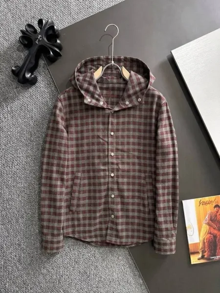 Рубашка Brunello Cucinelli из хлопка высшего сорта с идеальной посадкой — фото 10