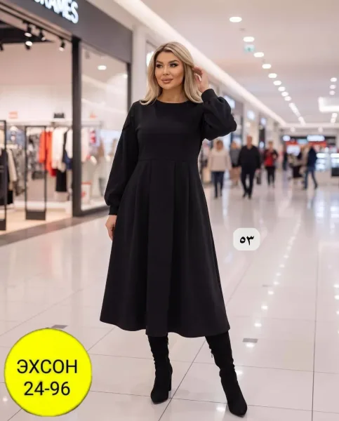 Платье на флисе трёхнитка на флисе — фото 4