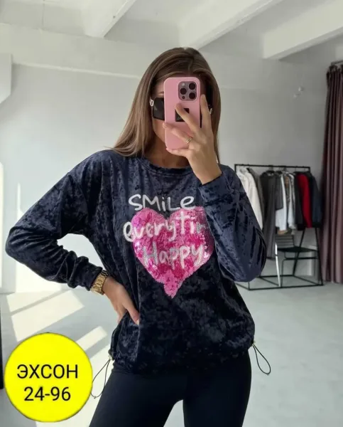 Долгожданный кофта фабричный качестворазмер 46 48 50 52 54 56 овткань мраморная велюр тёплый — фото 1