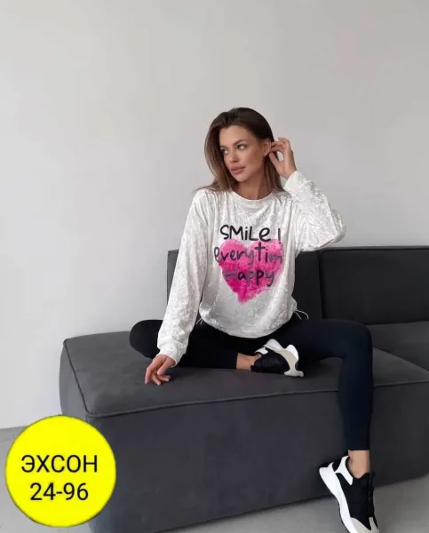 Долгожданный кофта фабричный качестворазмер 46 48 50 52 54 56 овткань мраморная велюр тёплый — фото 4