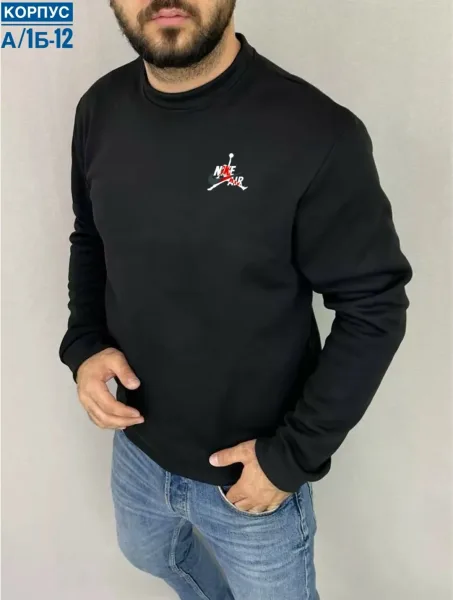 Кофта для мужчин из флиса с начесом, подходит для зимнего — фото 4