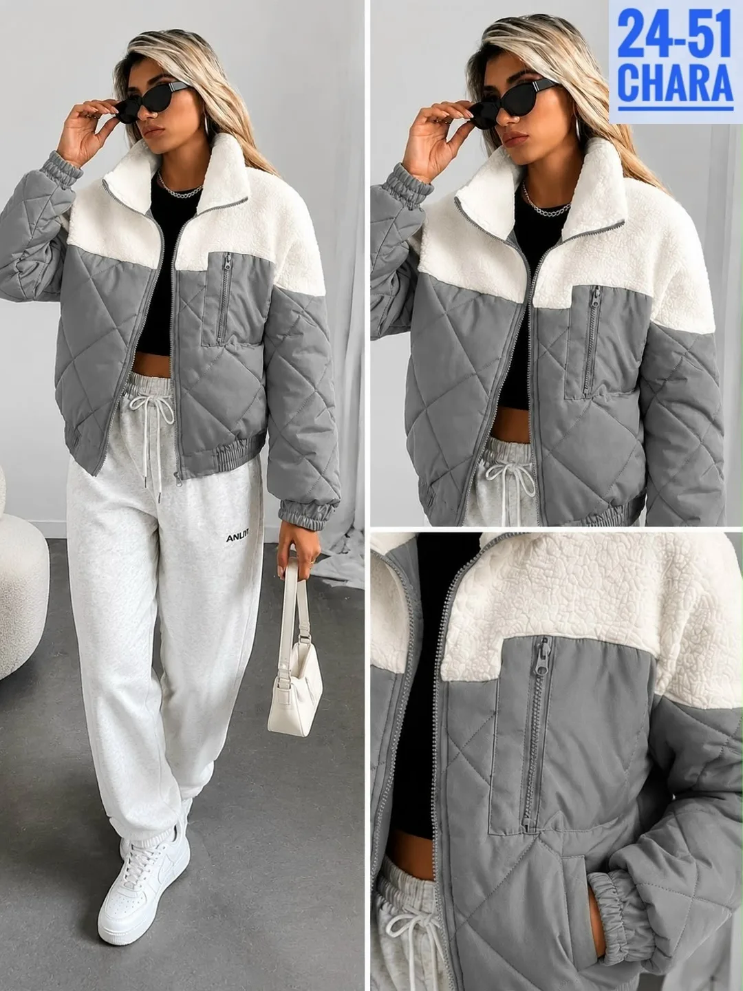 Куртка Vip Collection | синтепон + барашка — фото 3
