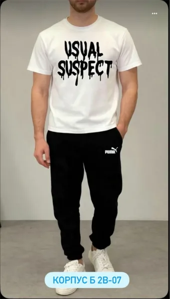 Костюм из натурального хлопка — фото 12