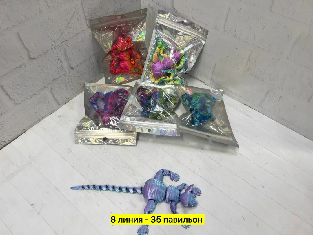 Игрушка в виде 3D-кошки сфинкс из пластика — фото 2