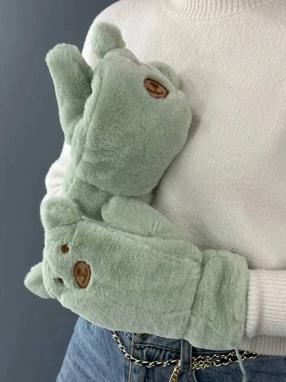 Варежки, перчатки термо . Тёплый — фото 36