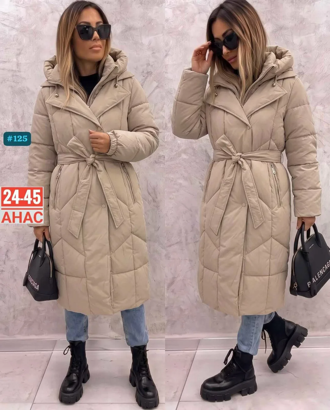 Утеплённая куртка из фабричного материала с наполнителем холофайбер — фото 4