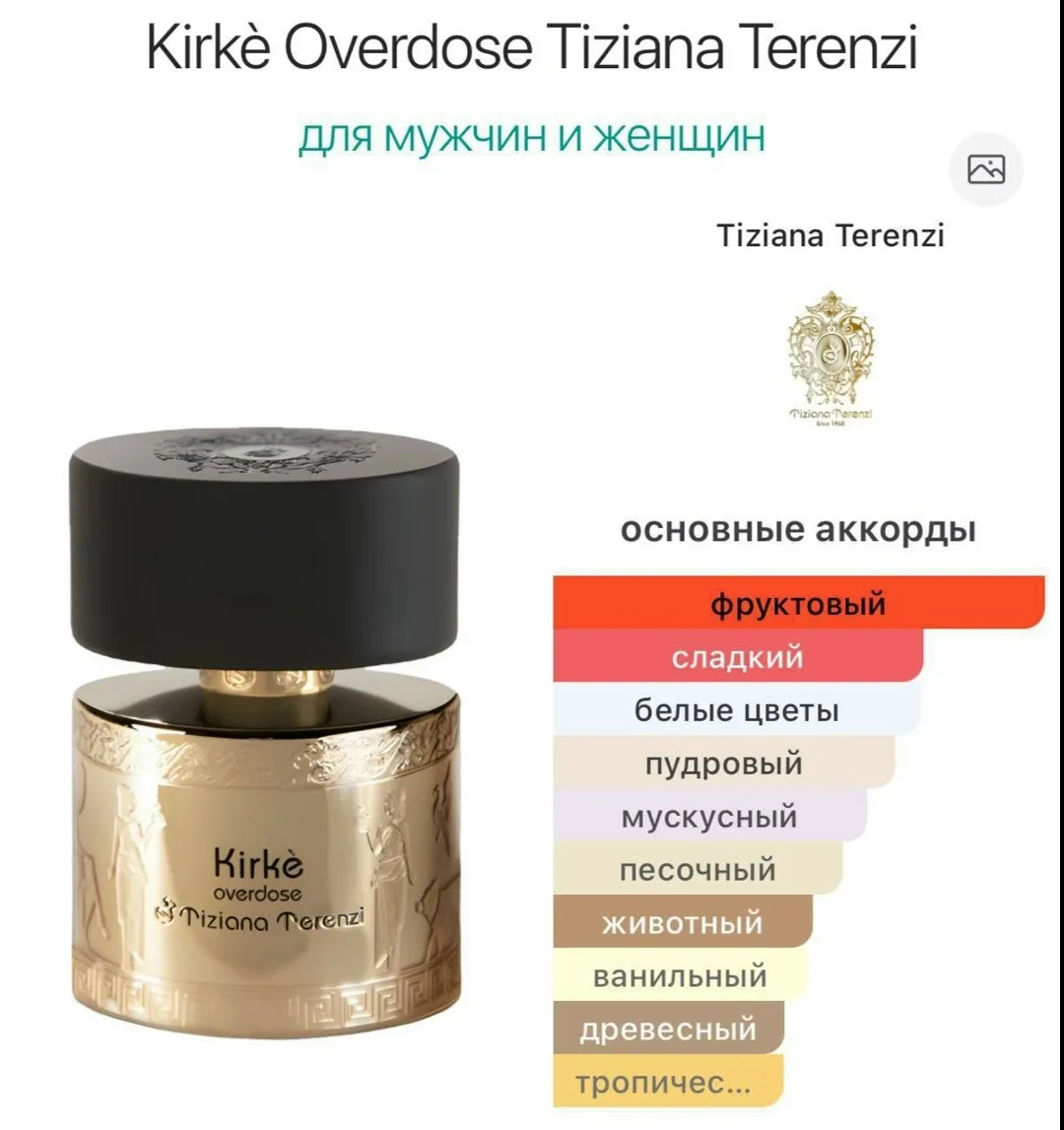 Kirkè Overdose Tiziana Terenzi — аромат для мужчин и женщин — фото 4