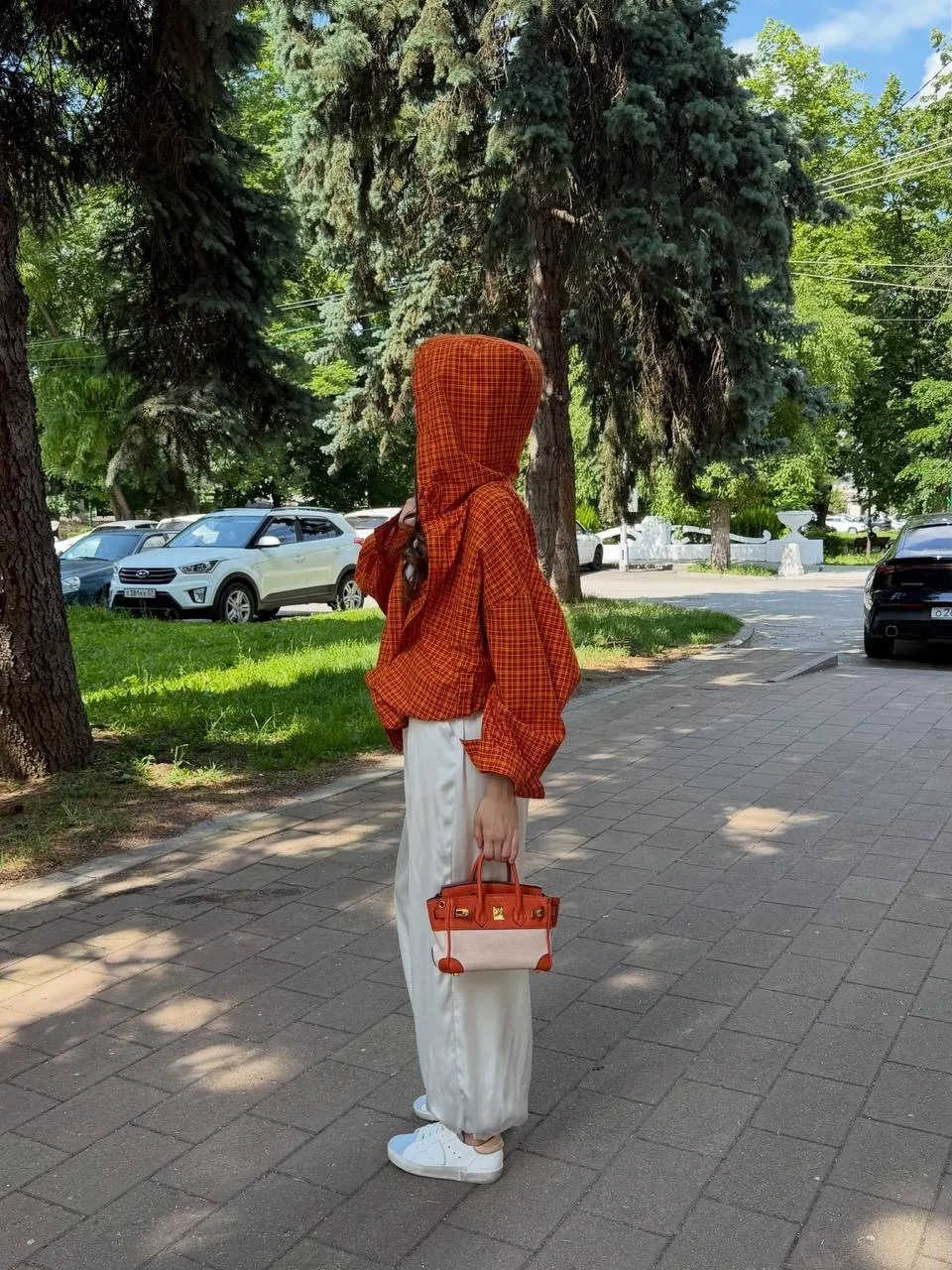 Ветровка в клетку — фото 1
