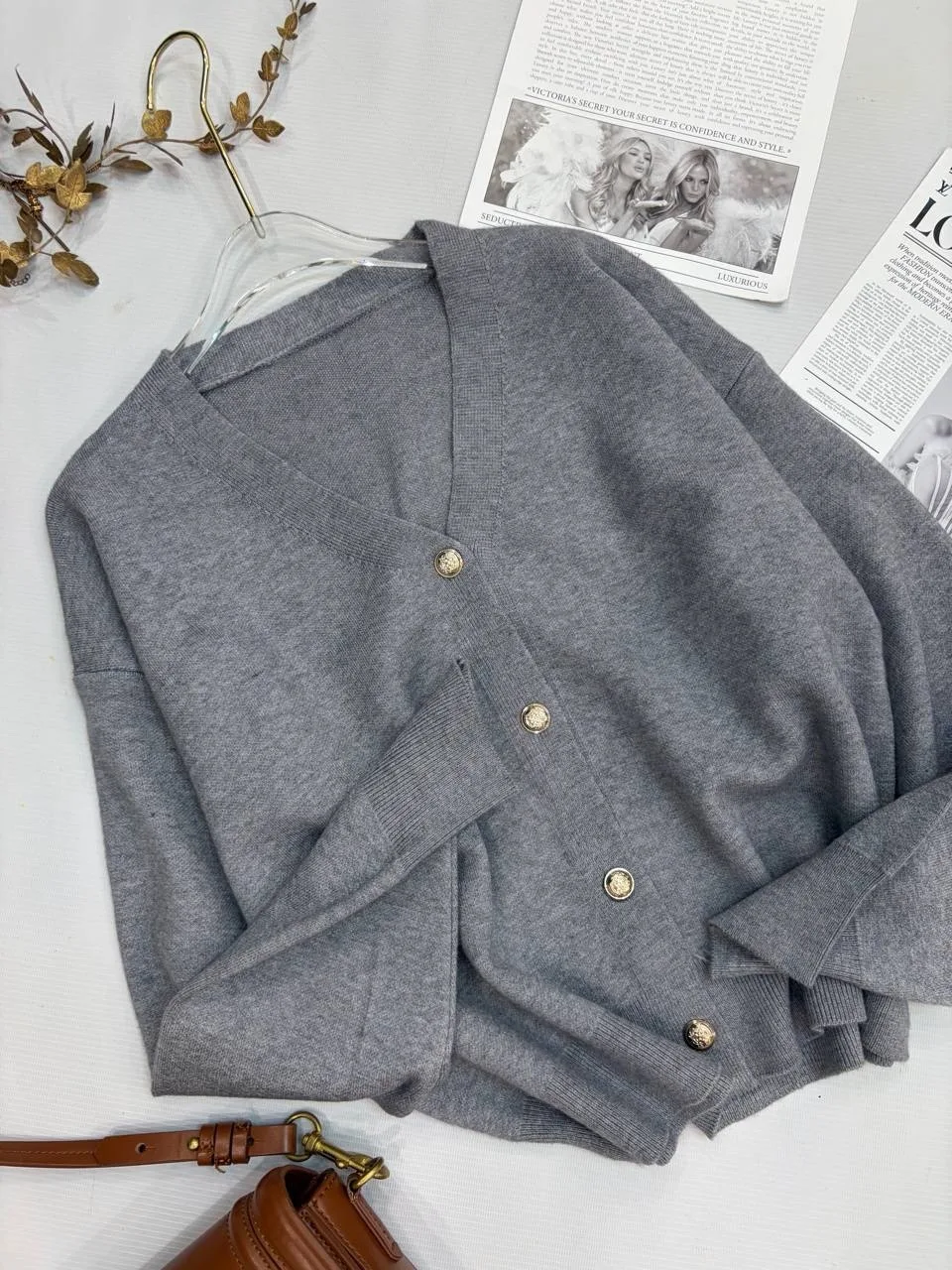 Кашемировый кардиган — фото 5
