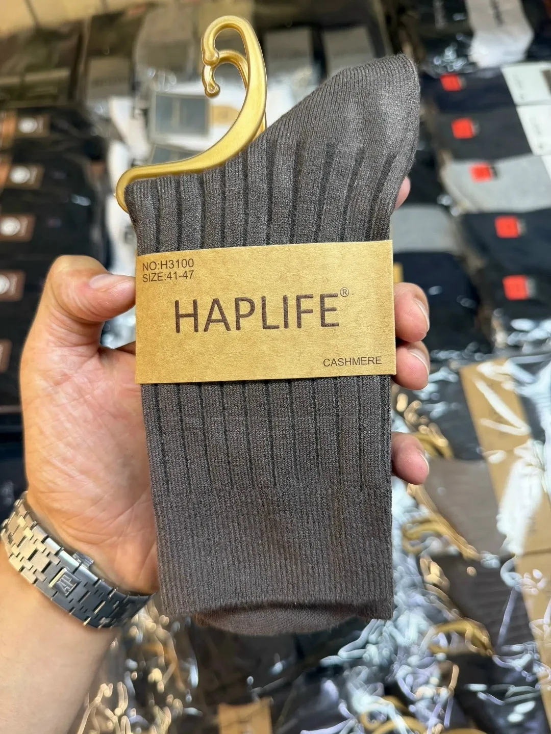 Мужские носки из натурального кашемира — фото 2