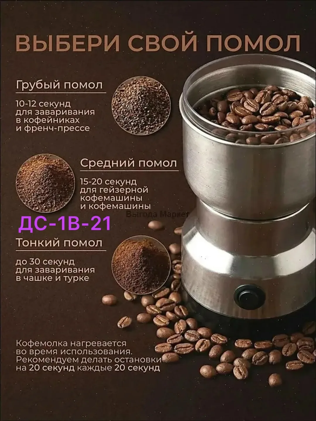 Посуда Электрическая кофемолка — фото 5