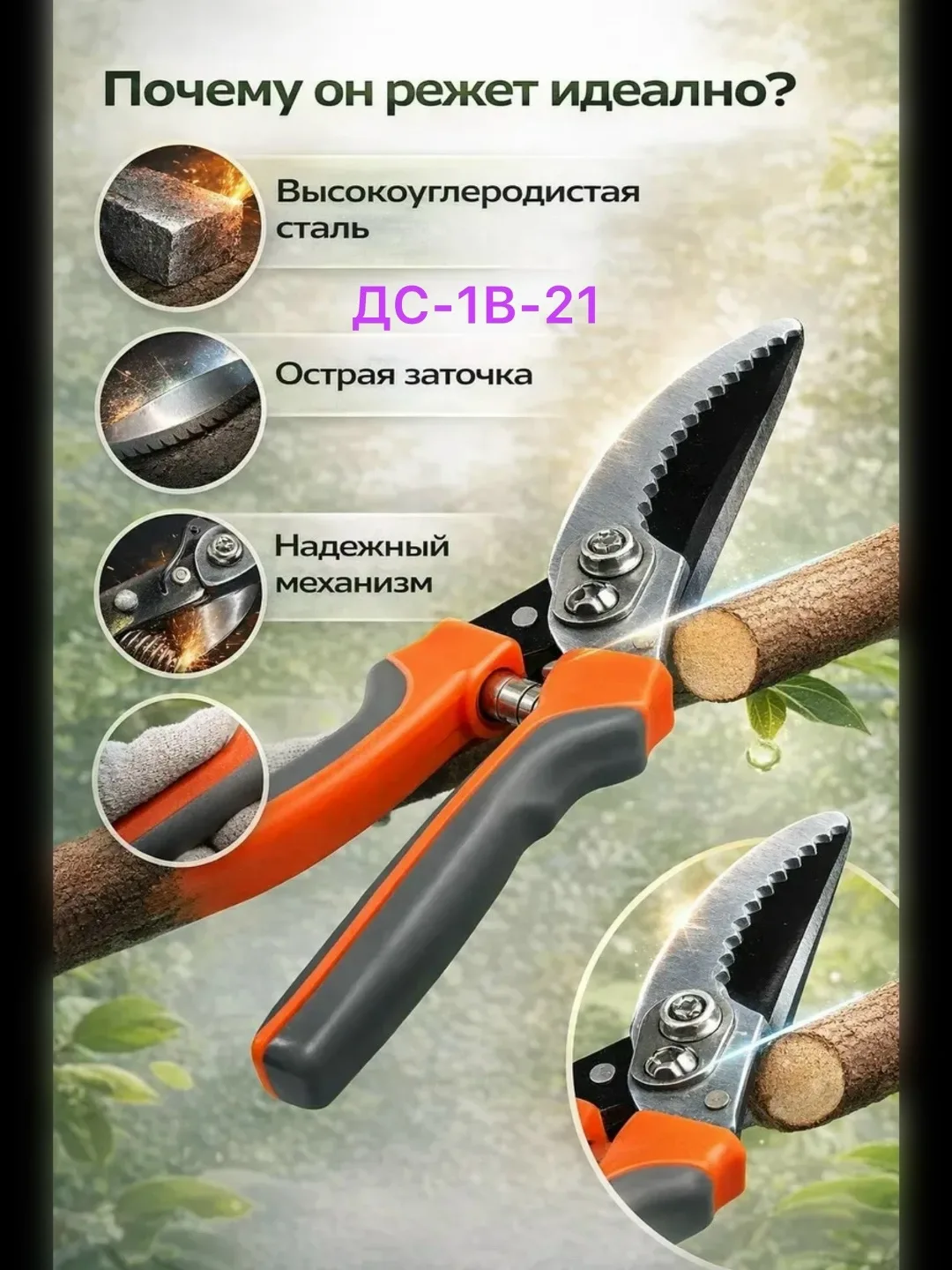 Секатор дачный — фото 1