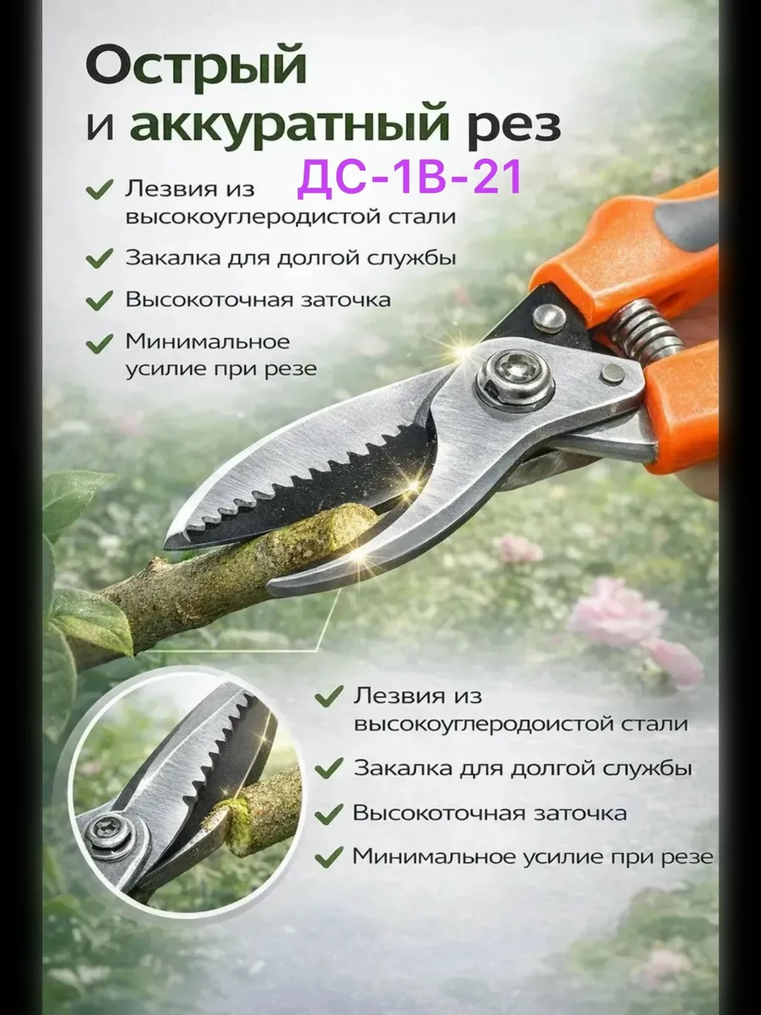 Секатор дачный — фото 2