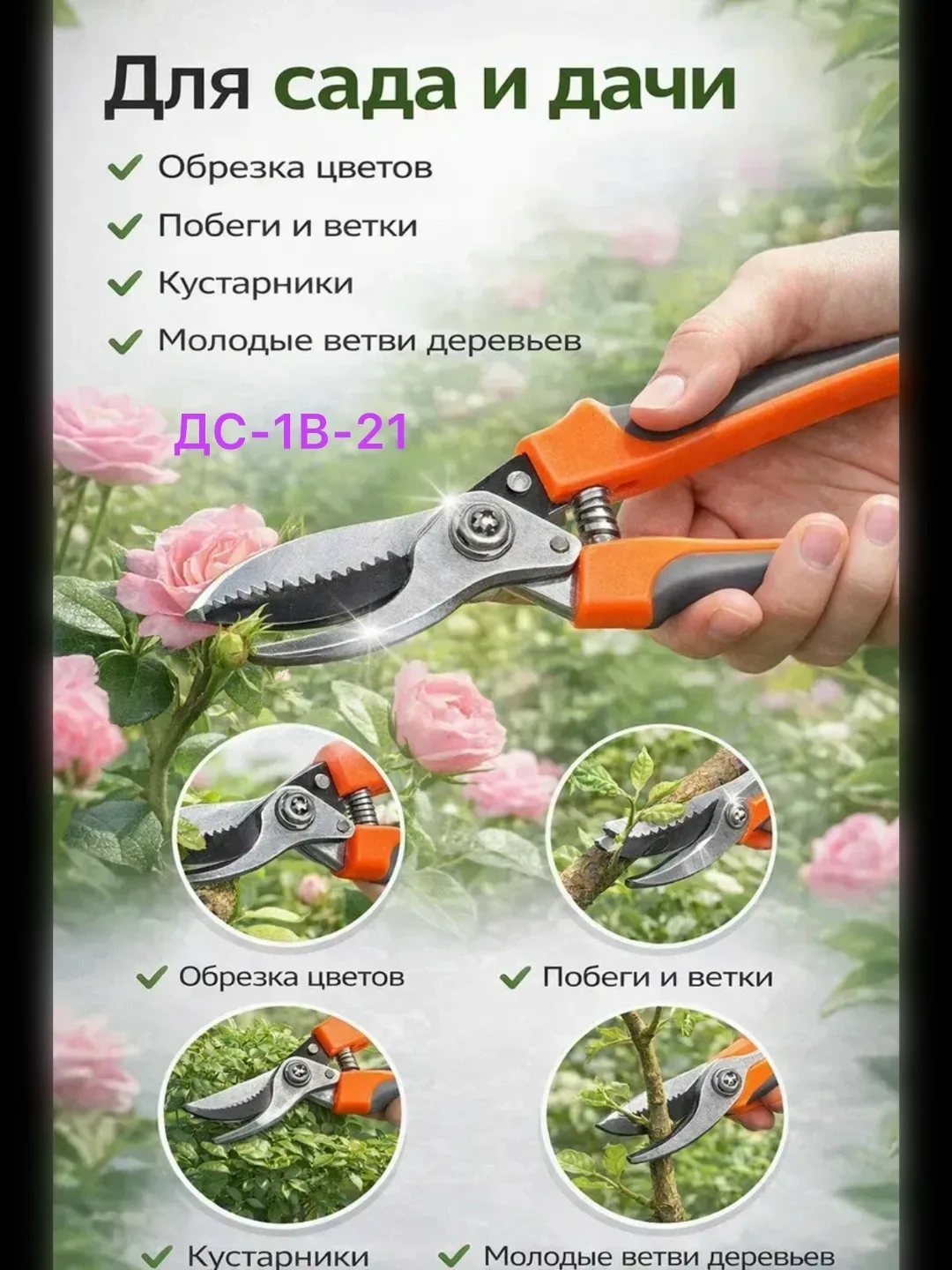 Секатор дачный — фото 5