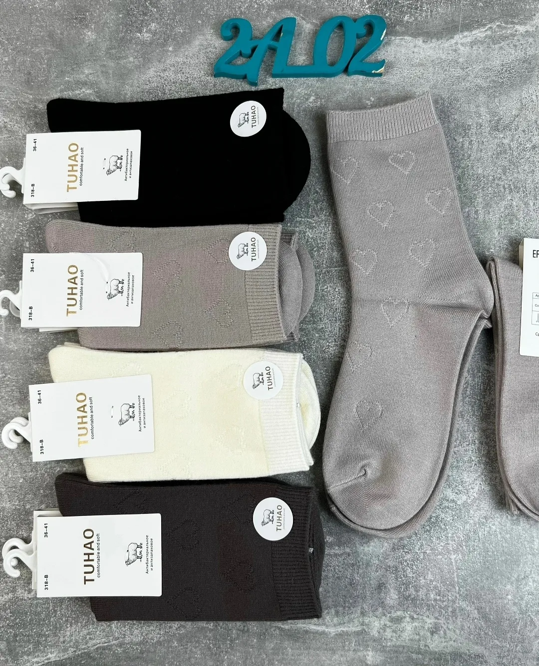 Носки женские из натуральной шерсти — фото 4