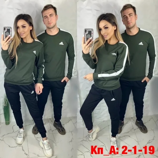 Спортивный костюм из двухниточного хлопка — фото 10