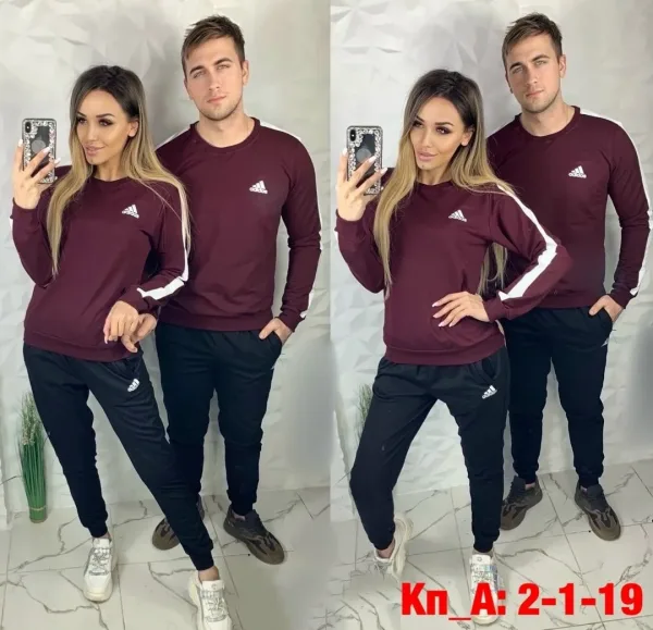 Спортивный костюм из двухниточного хлопка — фото 12