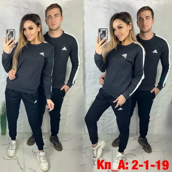 Спортивный костюм из двухниточного хлопка — фото 41