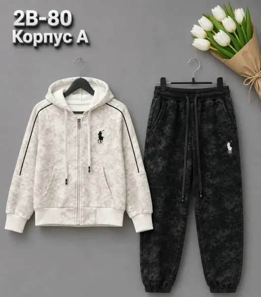 Костюм из флиса с начёсом, подходит для детей ростом 110–140 — фото 6